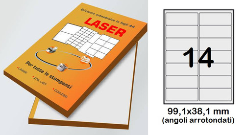 100 fogli carta adesiva - 100,