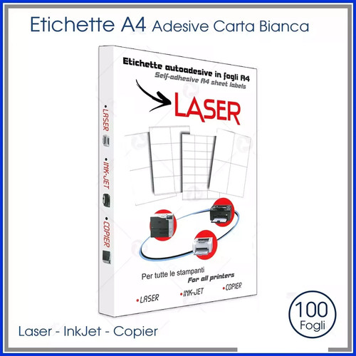 Carta adesiva etichette 70x41 - carta,