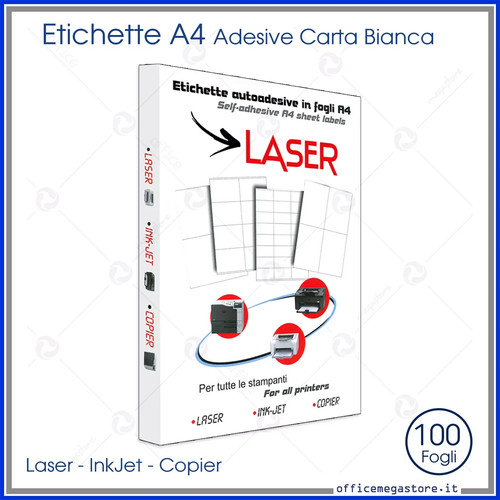 Carta adesiva etichette 70x48 - carta,