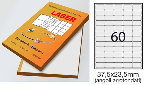 100 fogli carta adesiva - a4,