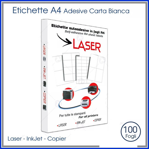 Carta adesiva etichette 105x99 - carta,