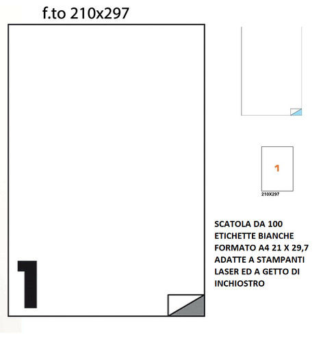100 fogli carta adesiva - carta,